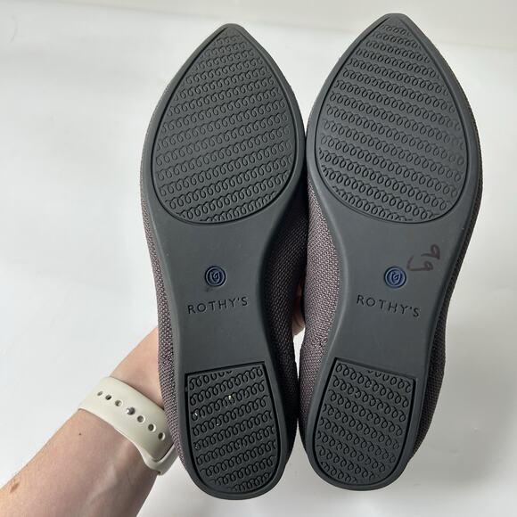 Rothy's The Point The Flats Womens 7 Mink Purple Casual Office Workwear - Picture 6 of 7